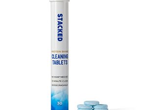 Water Bottle Cleaning Tablets 30-Pack Protein Shake Cleaner Tablets - Biodegradable