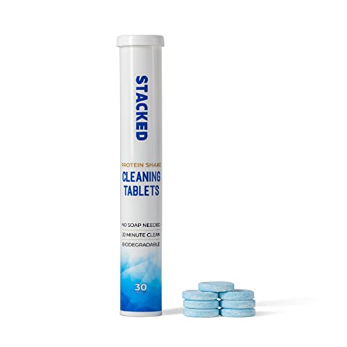 Water Bottle Cleaning Tablets 30-Pack Protein Shake Cleaner Tablets - Biodegradable Water Bottle Cleaning Tablets 30-Pack Protein Shake Cleaner Tablets - Biodegradable