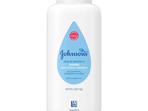 Johnson's Baby Naturally Derived Cornstarch Baby Powder with Aloe and Vitamin E for Delicate Skin