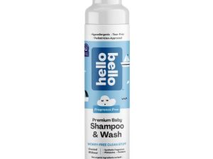 Hello Bello Fragrance Free Extra Gentle Shampoo & Body Wash | Tear-Free