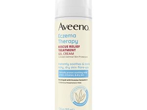 Aveeno Eczema Therapy Rescue Relief Treatment Gel Cream with Colloidal Oatmeal Skin Protectant