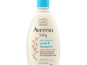 Aveeno Baby Daily Moisture Gentle Body Wash & Shampoo with Oat Extract
