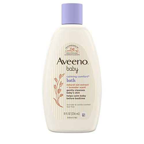 Aveeno Baby Calming Comfort Bath & Wash with Relaxing Lavender & Vanilla Scents & Natural Oat Extract Aveeno Baby Calming Comfort Bath & Wash with Relaxing Lavender & Vanilla Scents & Natural Oat Extract
