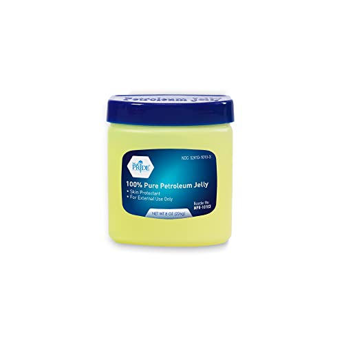 MED PRIDE Pure White Petroleum Jelly Tub 8 OZ - Effective Skin Protectant for Dry Skin MED PRIDE Pure White Petroleum Jelly Tub 8 OZ - Effective Skin Protectant for Dry Skin