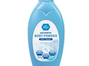 MED PRIDE Premium 100% Talc Free Baby Powder - Pure Cornstarch Absorbent Baby Powder for Odor & Moisture Protection- Paraben-Free Soothing Dusting Powder for Diaper Rash