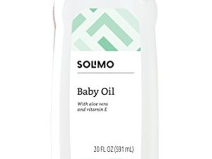 Amazon Brand - Solimo Baby Oil with Aloe Vera & Vitamin E