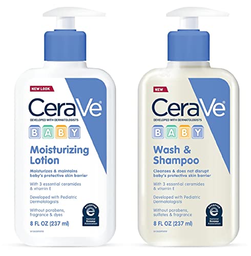 CeraVe Baby Wash & Shampoo 8 oz & Baby Lotion 8 oz Set CeraVe Baby Wash & Shampoo 8 oz & Baby Lotion 8 oz Set