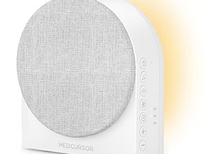 Medcursor White Noise Machine- Sleep Sound Machine with Adjustable Night Light
