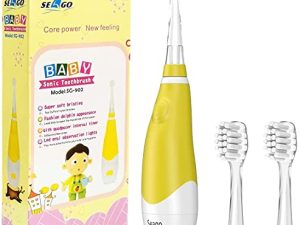 aoxgao SEAGO Baby Electric Toothbrush with Smart LED Timer