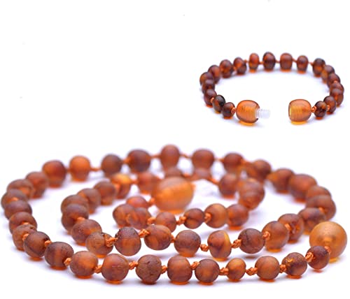 RAW Baltic Amber Necklace and Amber Bracelet - Natural Amber from Baltic Region RAW Baltic Amber Necklace and Amber Bracelet - Natural Amber from Baltic Region