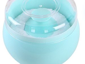 Topwon Baby Powder Puff Kit for Body Powder Container Dusting Powder Case for Baby&Mom