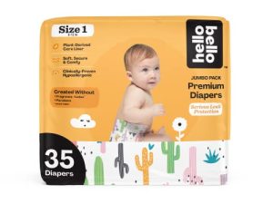 Hello Bello Premium Baby Diapers Size 1 I 35 Count of Disposeable