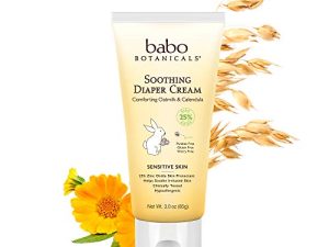 Babo Botanicals Soothing Baby Diaper Cream - with Non-Nano Zinc Oxide