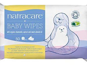 Natracare Organic Cotton Baby Wipes With Essential Oils of Chamomile