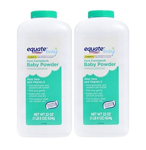 Pure Cornstarch Baby Powder Aloe and Vitamin E (22 oz - 2 Pack) Pure Cornstarch Baby Powder Aloe and Vitamin E (22 oz - 2 Pack)