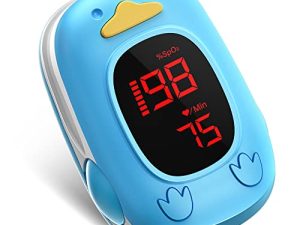 Pulse Oximeter for Kids-[2022] HOLFENRY infant Pulse Oximeter Fingertip Kids Blood Oxygen Meter Finger Pulse Oximeter Children with OLED