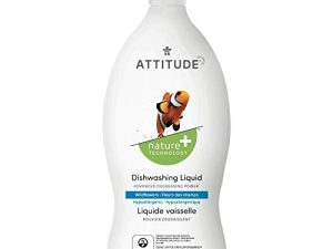 ATTITUDE Dish Detergent PlantBased Hypoallergenic EcoFriendly Fl. Oz. Package May Vary