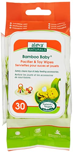 Aleva Naturals Bamboo Baby Pacifier and Toy Wipe Aleva Naturals Bamboo Baby Pacifier and Toy Wipe