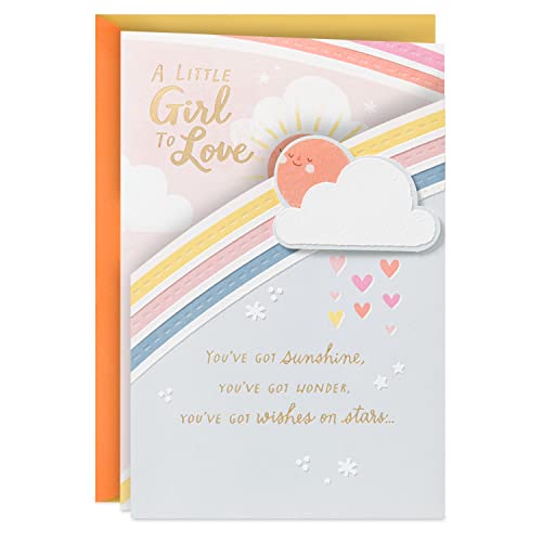 Hallmark Baby Shower Card for Baby Girl (A Little Girl to Love) (5RZB1527) Hallmark Baby Shower Card for Baby Girl (A Little Girl to Love) (5RZB1527)