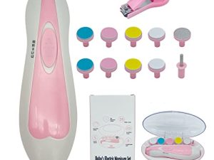 Baby Nail Trimmer File Electric with Nail Cutters