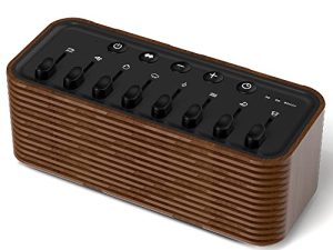 SERENLUX White Noise Sound Machine with Customizable DIY Sound Mixer
