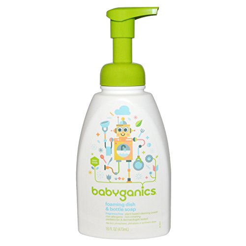 Babyganics Dish Dazzler Foaming Dish and Bottle Soap Babyganics Dish Dazzler Foaming Dish and Bottle Soap