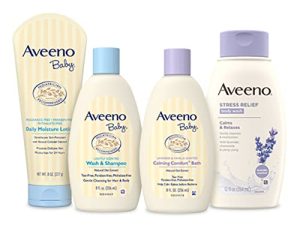 Aveeno Baby Mommy & Me Daily Bathtime Gift Set including Baby Wash & Shampoo