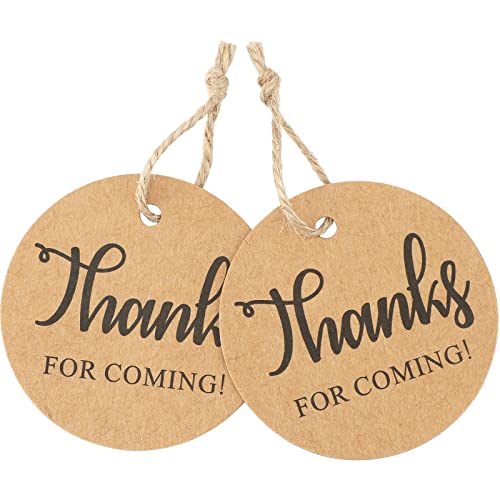 100Pcs Thanks for Coming Gift Tags 100Pcs Thanks for Coming Gift Tags