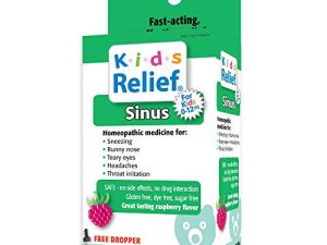 Kids Relief for Sinus-Oral Liquid for Ages 0-12 Years Raspberry
