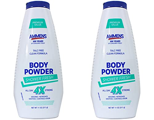 Ammens Powder Shower Fresh 11 oz (Pack of 2) Ammens Powder Shower Fresh 11 oz (Pack of 2)