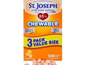 St. Joseph Aspirin Pain Reliever (NSAID) 81mg
