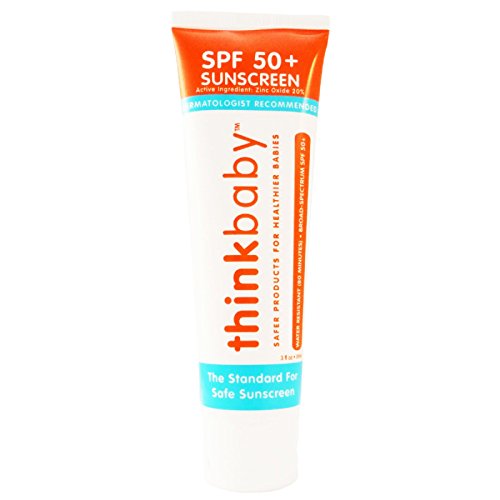 Thinkbaby Baby Suncreen - SPF 50+ - 3 fl oz - Safe for Babies - Dermatologist Recommended Thinkbaby Baby Suncreen - SPF 50+ - 3 fl oz - Safe for Babies - Dermatologist Recommended