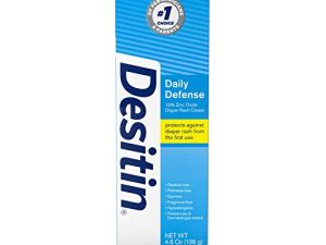 Desitin Daily Defense Baby Diaper Rash Cream with Zinc Oxide to Treat