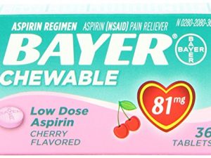 Bayer Chewable Low Dose Aspirin Cherry