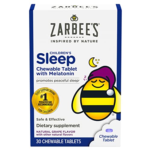 Zarbee's Kids 1mg Melatonin Chewable Tablet Zarbee's Kids 1mg Melatonin Chewable Tablet