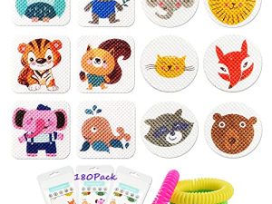 180 Pack Mosquito Stickers for Kids Adult Outdoor Indoor Travel