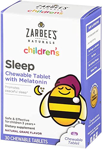 Zarbee's Kids 1mg Melatonin Chewable Tablet Zarbee's Kids 1mg Melatonin Chewable Tablet