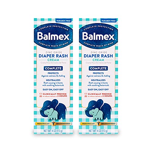 Balmex Diaper Rash Cream 4 Oz. 2 Pack Balmex Diaper Rash Cream 4 Oz. 2 Pack