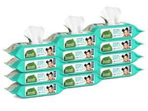 Seventh Generation Free & Clear Baby Wipes Refill Unscented and Sensitive Gentle as Water 64 count Pack of 12 (768 Total)