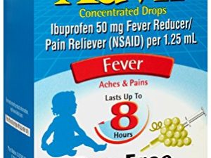 Advil Concentrated Drops Fever Reducer/Pain Reliever In Dye-Free White Grape Flavor