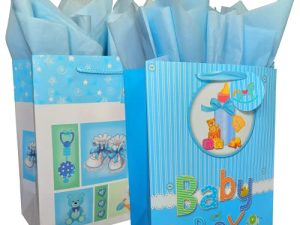 BagLove Gift Bag Set with Tissue Paper Included